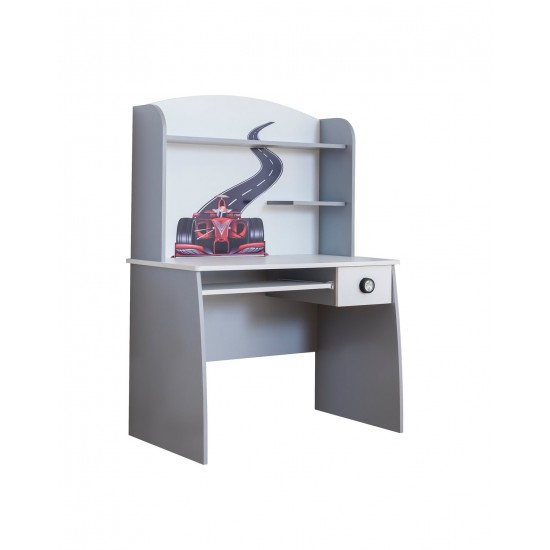 Formula White Car bed  Kids room