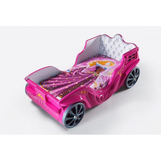 Princess carriage girls bed – pretty girl beds for kids room