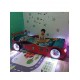GT1 Red Kids Race Car Bed with LED Lights and Sounds