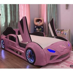 Pink Lamborghini Car Bed (Girls Model)
