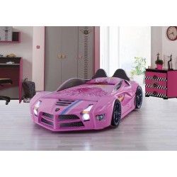 Luxury Car Bed Pink