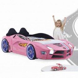 Luxury Car Bed Pink