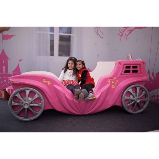 Princess carriage girls bed – pretty girl beds for kids room