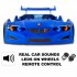 GT1 Blue Kids Race Car Bed with Lights and Sounds