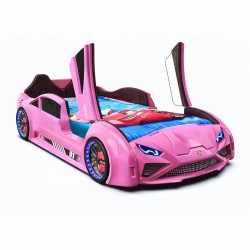Pink Lamborghini Car Bed (Girls Model)