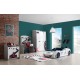 Formula White Car bed  Kids room